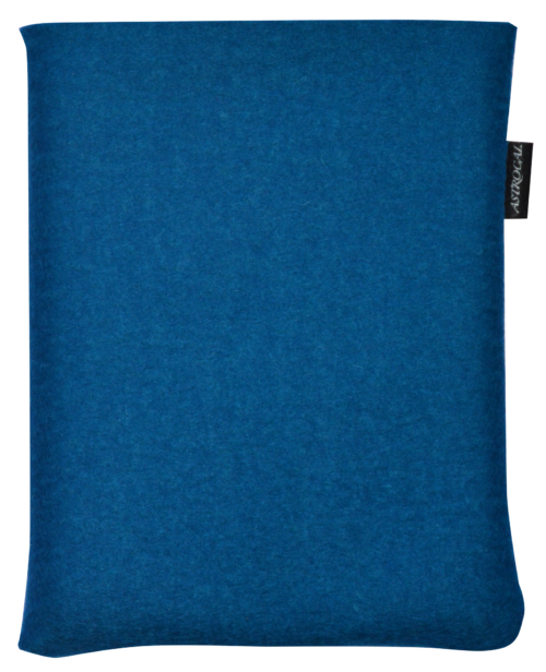 Blue felt moon diary pouch