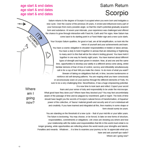 saturn return in scorpio