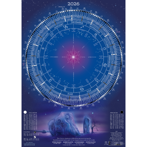 Moon Calendar Poster 2026