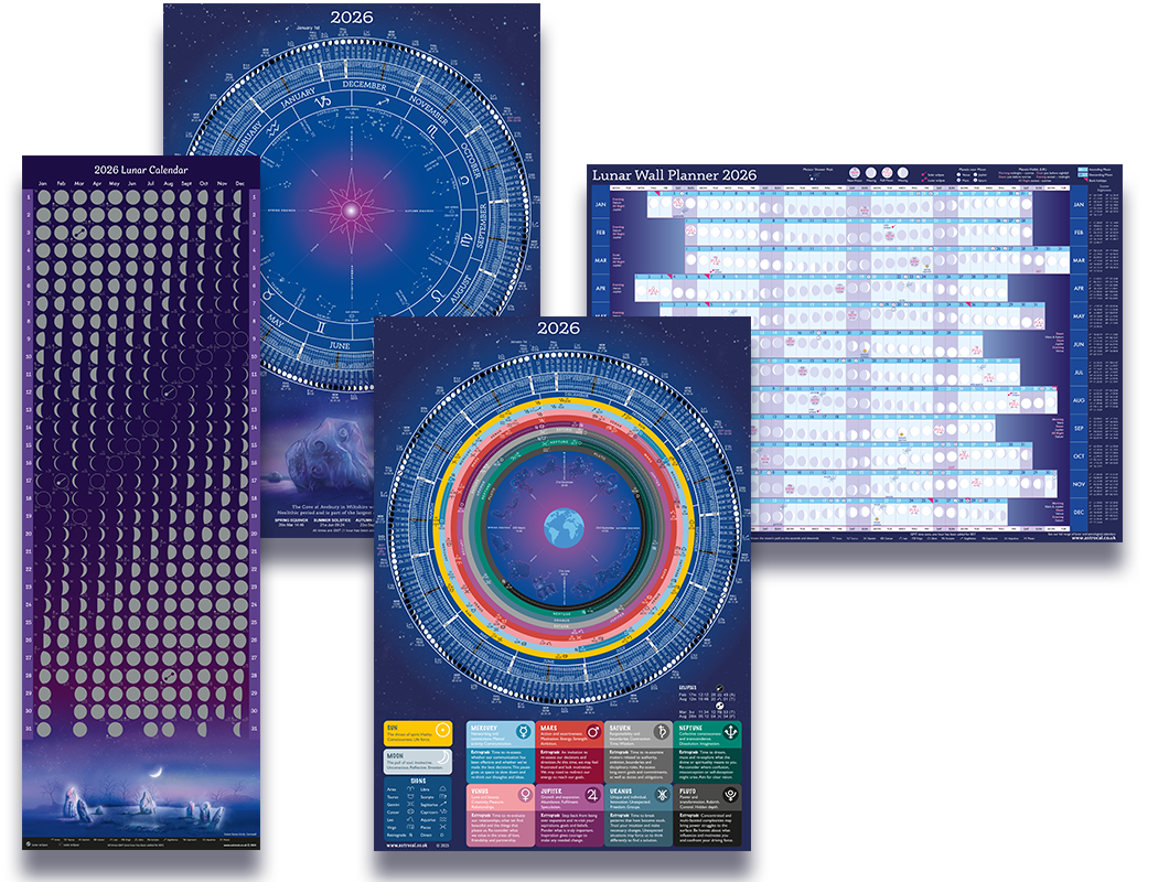 moon calendar posters