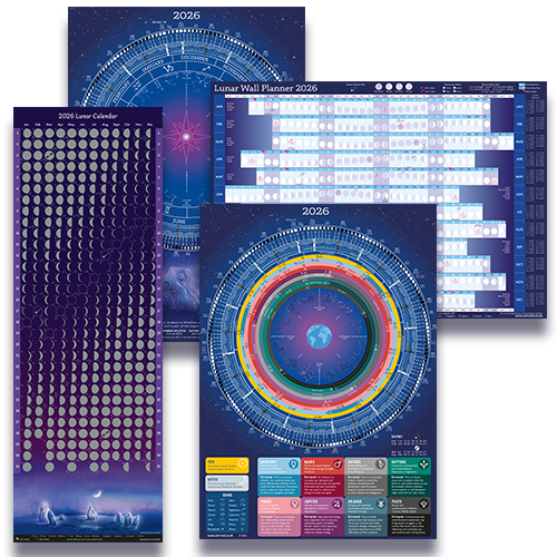moon calendar posters 2026
